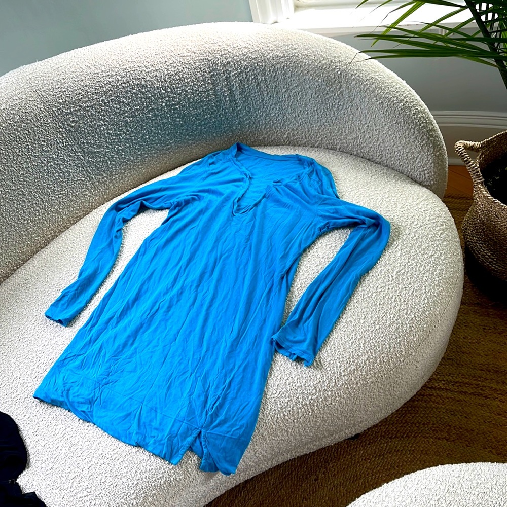 Beyond Yoga Vibrant Blue Tunic